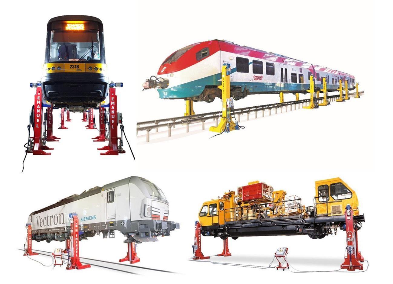 Emanuel railway lifting jacks 64 ton — Vehicles (lift trucks – loading – cleaning etc) — photo 1