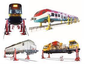 Emanuel railway lifting jacks 64 ton, Автокары (подьемники), контейнеры