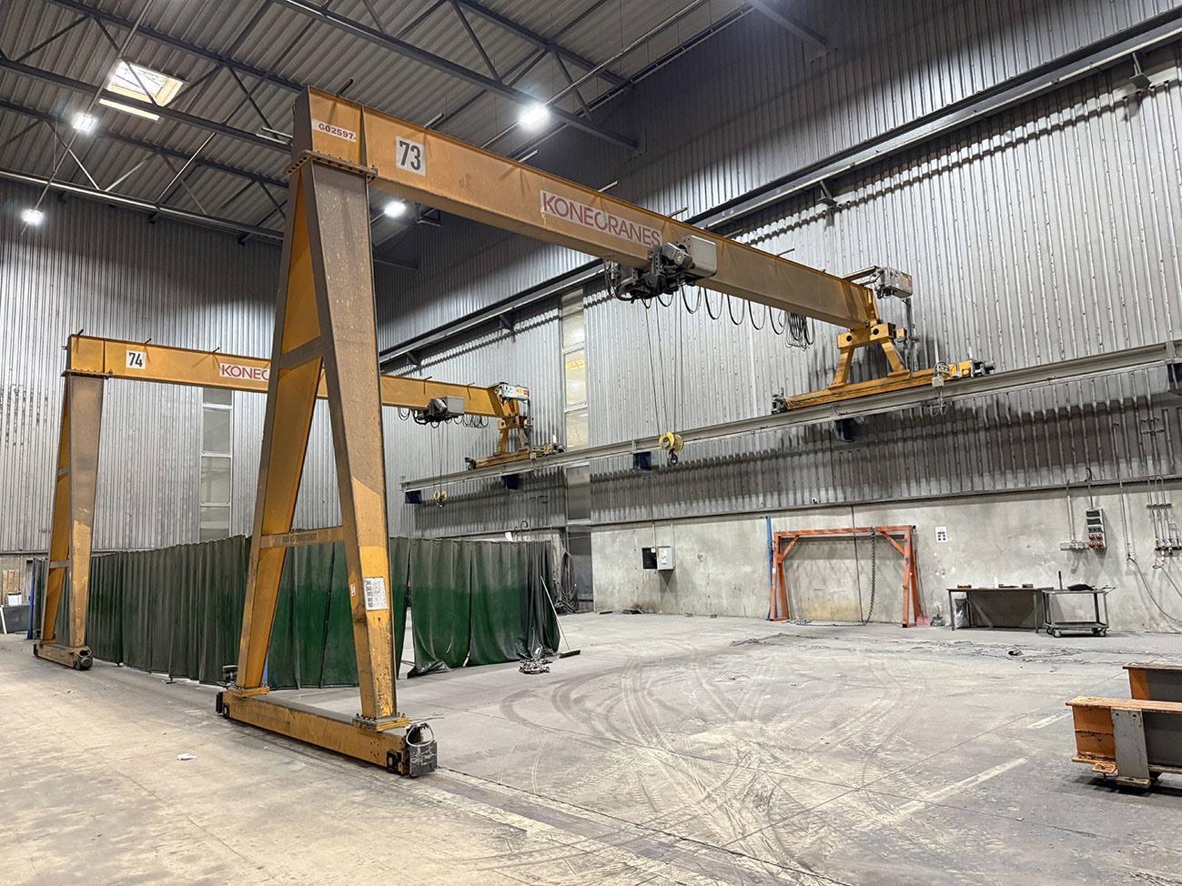 Konecranes Semi-portal 5 ton x 15 030 mm — Conveyors, Overhead Travelling Crane, Jig Cranes — photo 1