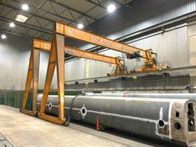 Konecranes Semi-portal 5 ton x 15 030 mm, Transportadores, grúas puente, grúas de pescante