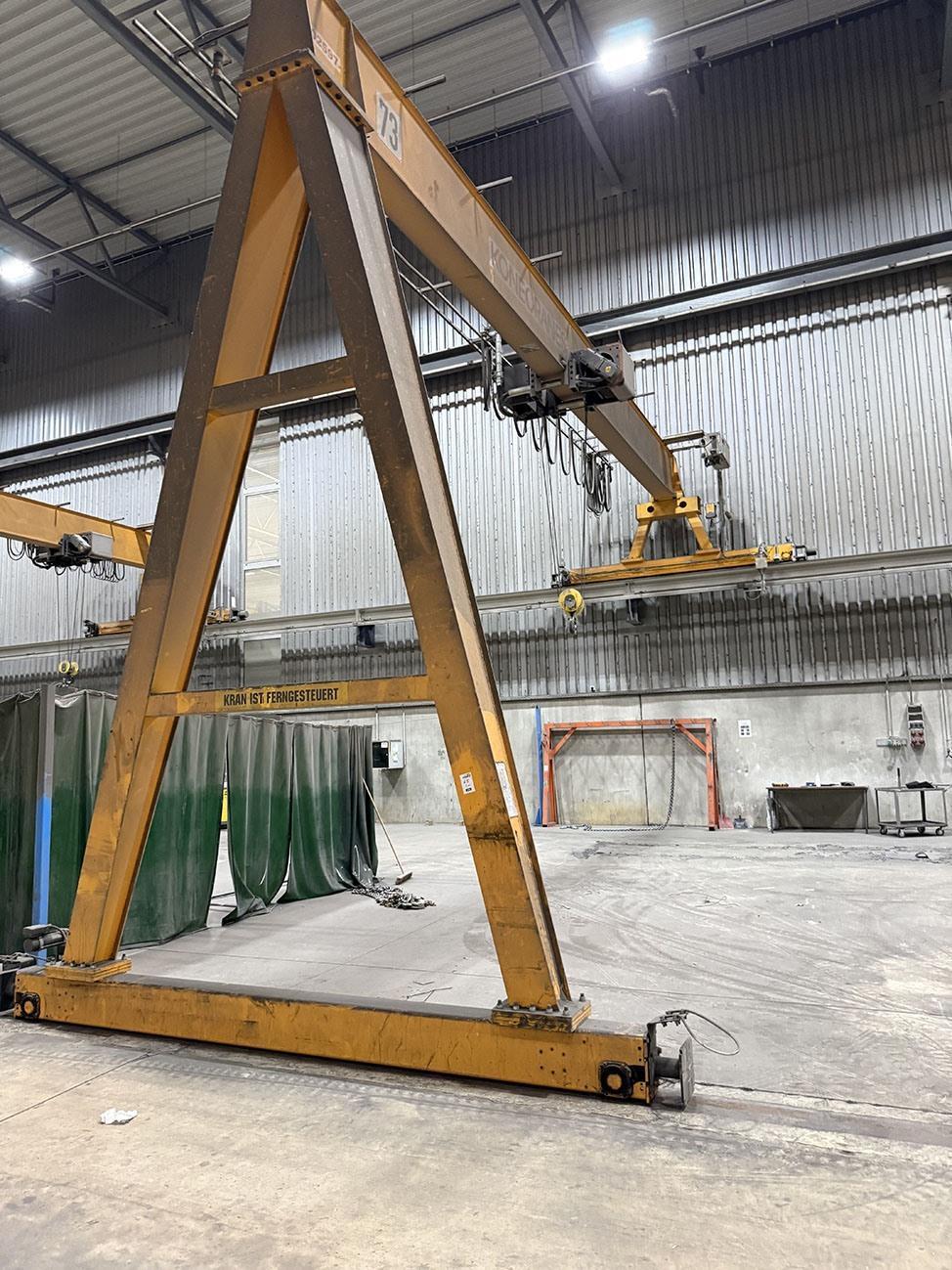 Konecranes Semi-portal 5 ton x 15 030 mm — Conveyors, Overhead Travelling Crane, Jig Cranes — photo 5