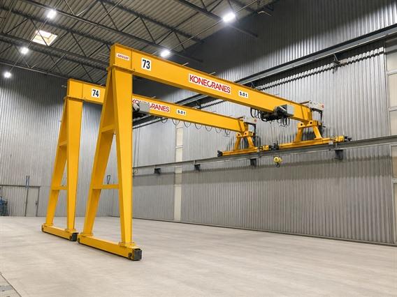 Konecranes Semi-goliath 5 ton x 15 030 mm
