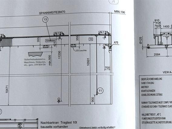 Konecranes 10 ton x 28 470 mm