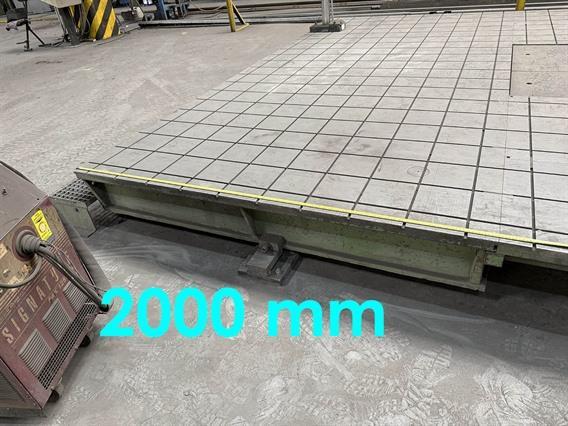Tables 15 000 x 4000 x 380 mm