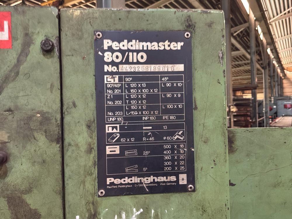 Peddinghaus Peddimaster 80/110 — Stamping & punching press thin metalsheet — photo 4