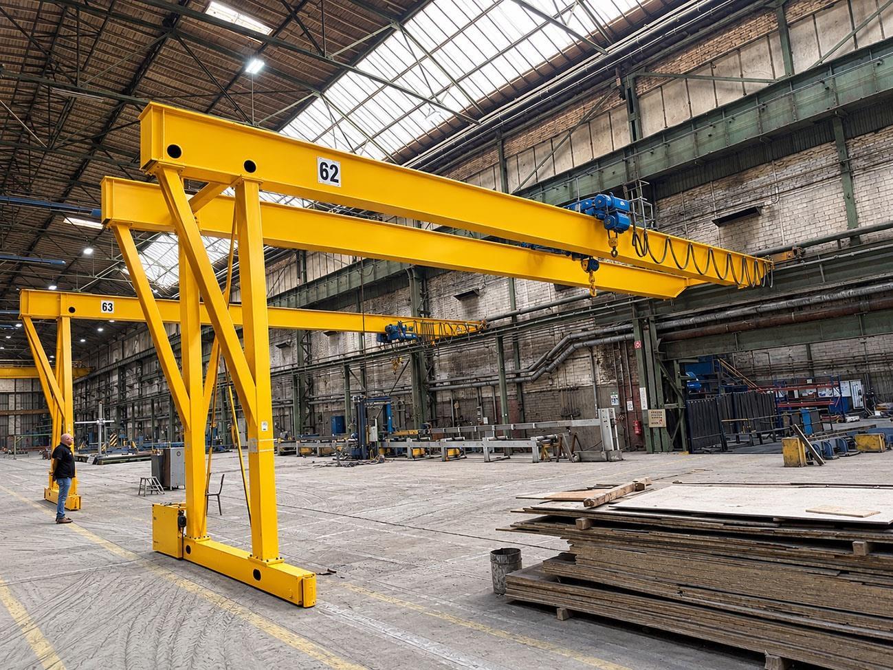 Abus Semi-portal 5 ton x 15 050 mm — Conveyors, Overhead Travelling Crane, Jig Cranes — photo 1