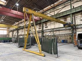 Abus Semi-portal 5 ton x 12 875 mm, Conveyors, Overhead Travelling Crane, Jig Cranes