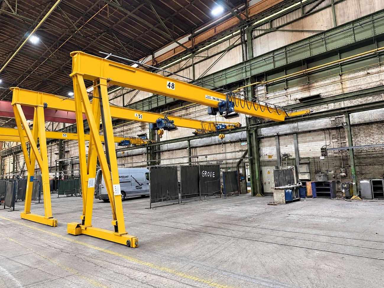 Abus Semi-portal 5 ton x 12 875 mm — Conveyors, Overhead Travelling Crane, Jig Cranes — photo 1