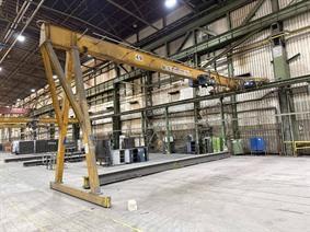 Abus Semi-portal 5 ton x 12 875 mm, Conveyors, Overhead Travelling Crane, Jig Cranes