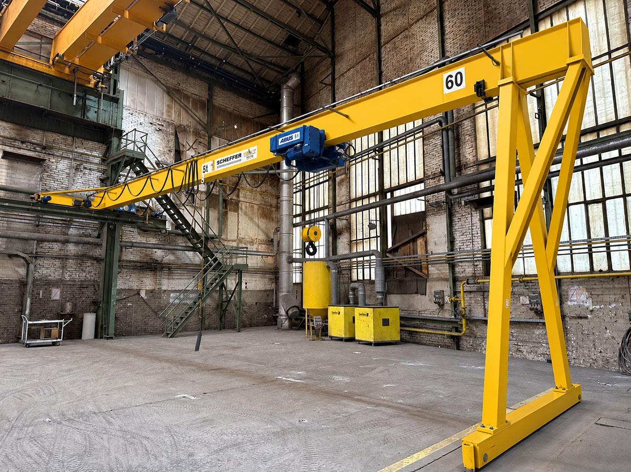 Abus Semi-portal 5 ton x 15 050 mm — Conveyors, Overhead Travelling Crane, Jig Cranes — photo 1