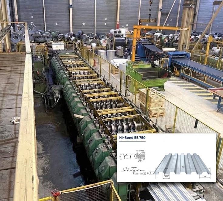 Dima rollforming line 1200 x 1,5 mm — Decoiling + / or Roll forminglines — photo 1