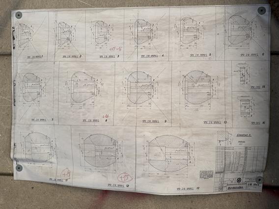 Schleifenbaum Schleifstein 4012-300 / Flanging for tank bottoms