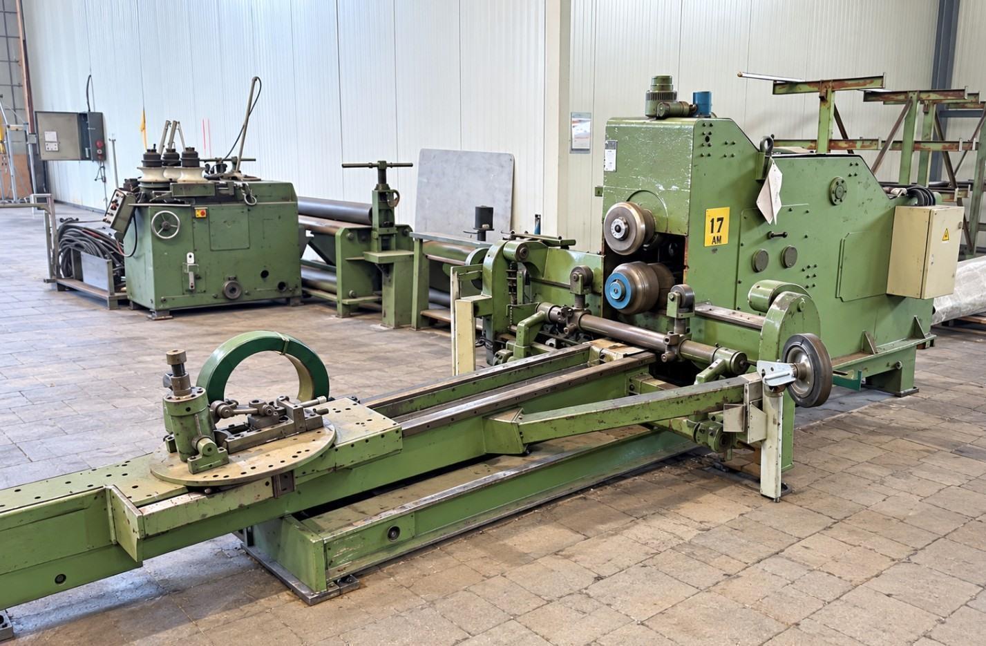 Roundo Dish and flanging machine, max Ø 6500 mm — Hor+Vert profilemachines, section bending rolls & seam makingmachines — photo 1