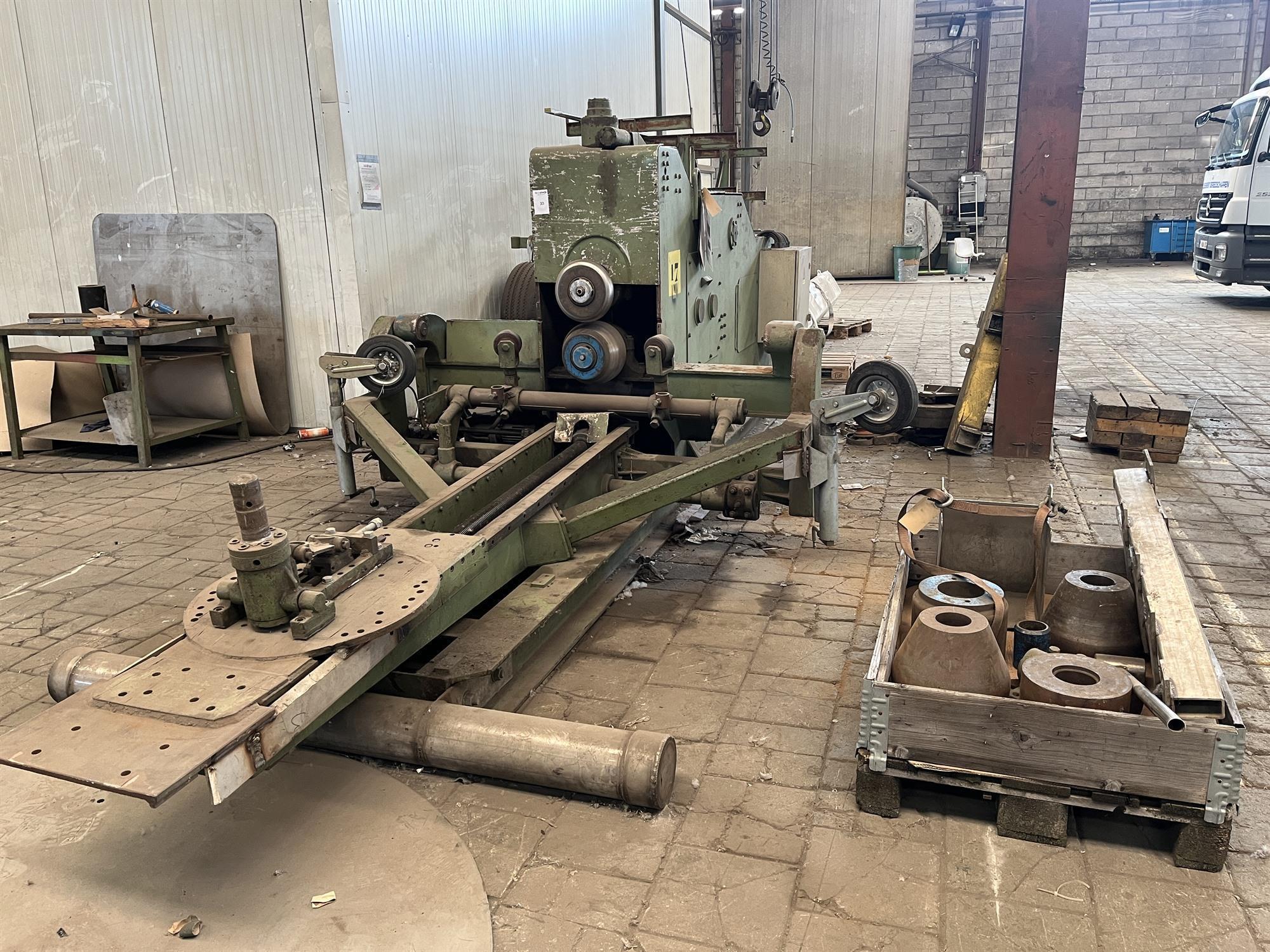 Roundo Dish and flanging machine, max Ø 6500 mm — Hor+Vert profilemachines, section bending rolls & seam makingmachines — photo 2