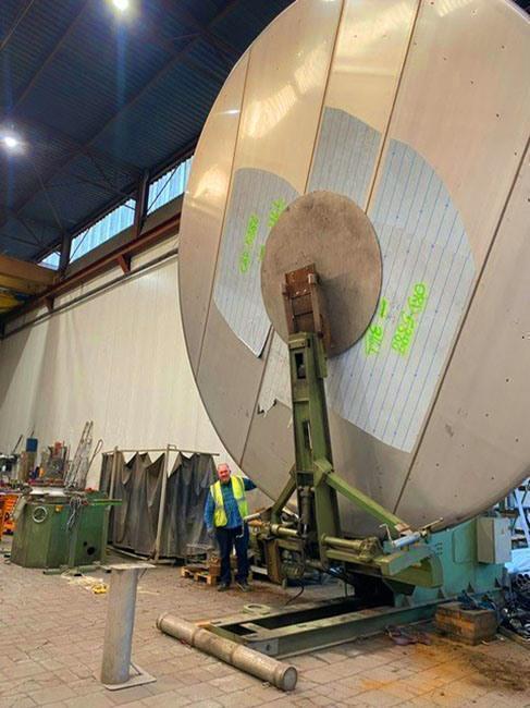 Roundo Dish and flanging machine, max Ø 6500 mm — Hor+Vert profilemachines, section bending rolls & seam makingmachines — photo 9