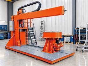Farros Blatter Polishing machine for dished ends, Ponceuses à bande 