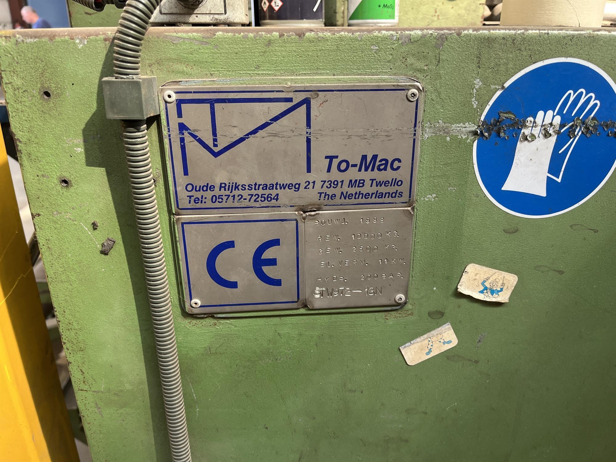 To-Mac 2100 x 6 mm decoiling + leveling — Coiler straightening machines — photo 6