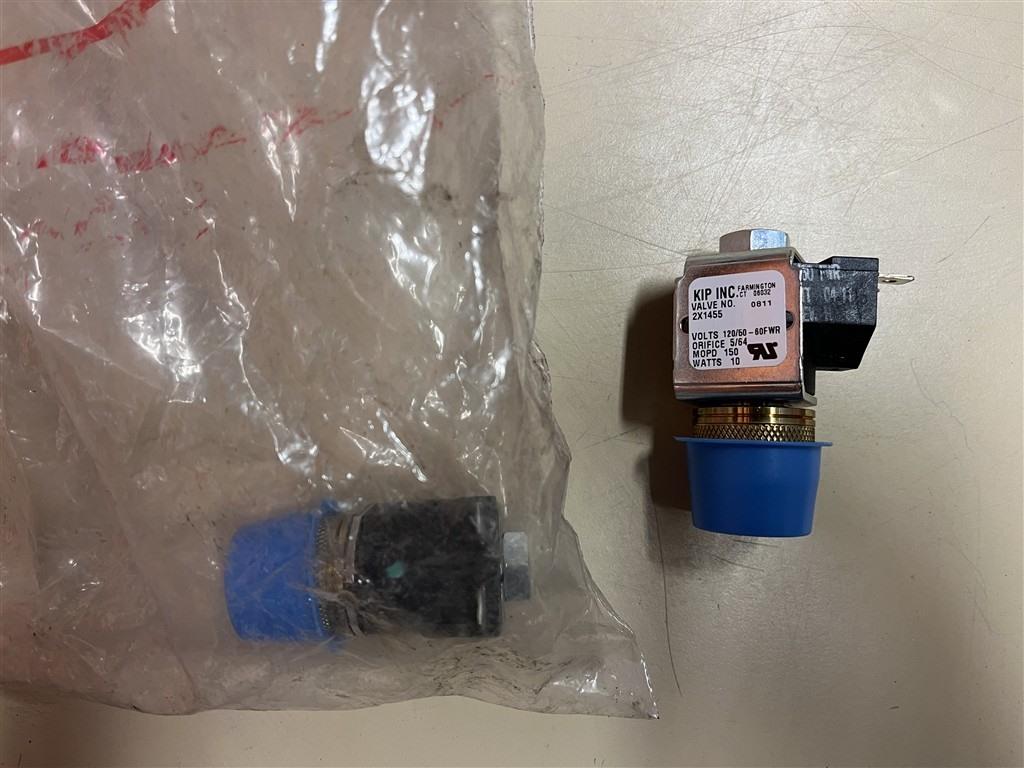 KIP Inc 2X1455 Solenoid Valve 006109 120V 10W — Various — photo 1