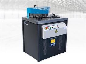 Haco 250 x 6 mm (fixed), Hydraulic corner notcher