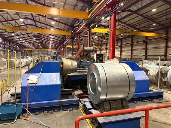 ZM slitting & cut to length line 2200 x 4 mm