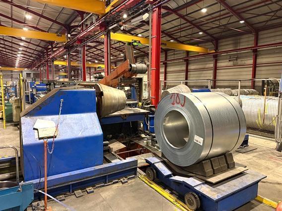 ZM slitting & cut to length line 2200 x 4 mm