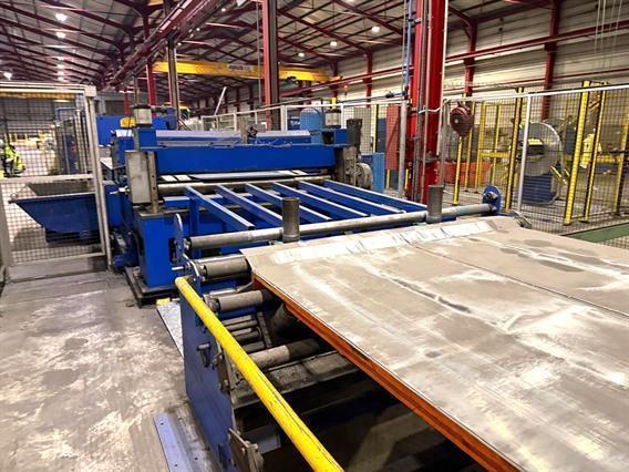 ZM slitting & cut to length line 2200 x 4 mm
