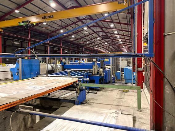 ZM slitting & cut to length line 2200 x 4 mm