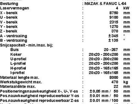 Mazak 3D fabrigear300 CNC