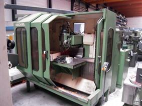 Deckel FP5 CNC X:710 - Y:600 - Z:500 mm, Bettfrasmaschine mit beweglichem tisch