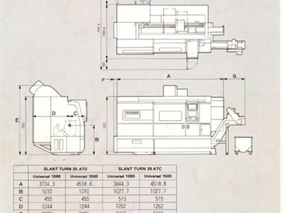 Mazak Slant turn 30 ATC
