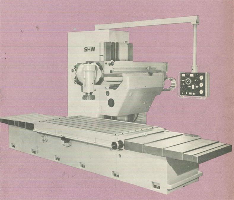 SHW - UF 4 CNC X:3000 - Y:1250 - Z:1400 mm | Bed milling machines 