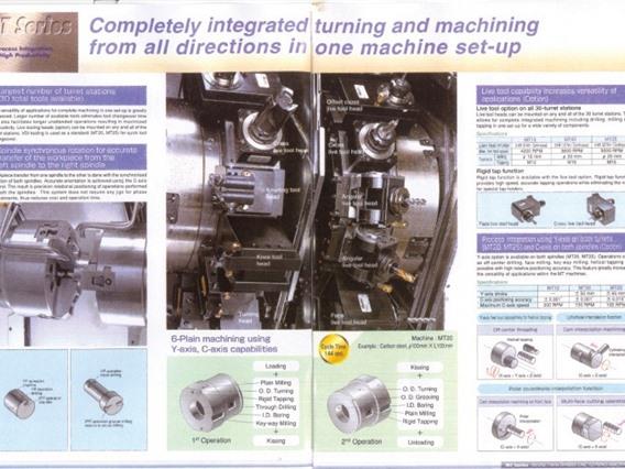 Muratec  MT 25 twin spindle cnc 
