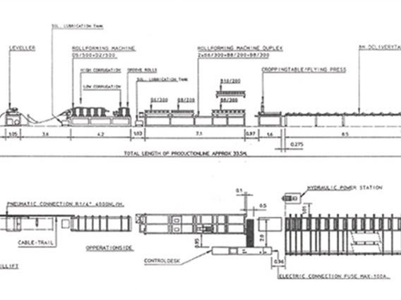 Jensen - rollforming - Sandwichpanel for industr. sectional gates