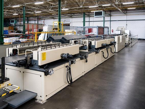 Jensen Sandwich panel line for sectional gates