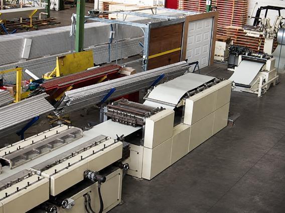Jensen Sandwich panel line for sectional gates