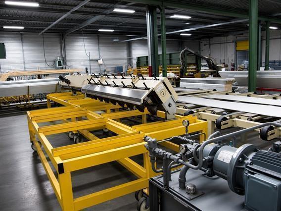 Jensen Sandwich panel line for sectional gates