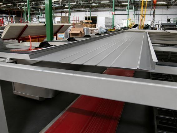 Jensen Sandwich panel line for sectional gates