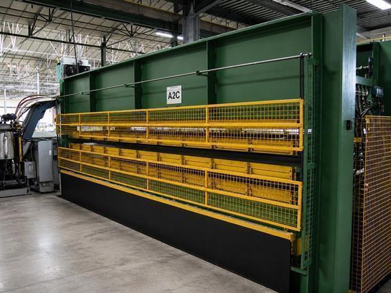 Jensen Sandwich panel line for sectional gates