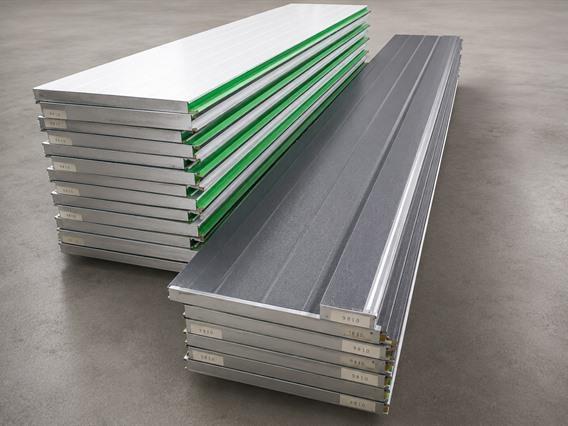 Jensen Sandwich panel line for sectional gates