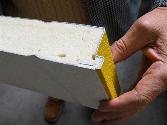 Jensen Sandwich panel line for sectional gates