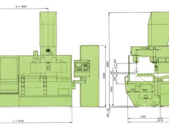 Unisign ECO 110 CNC X:1800 - Y:550 - Z:500 mm