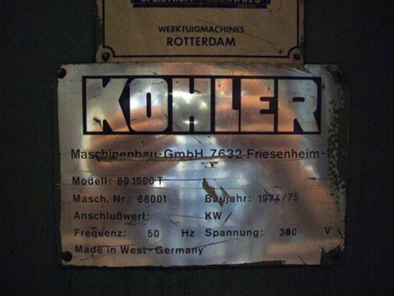 Kohler 1500x20mm