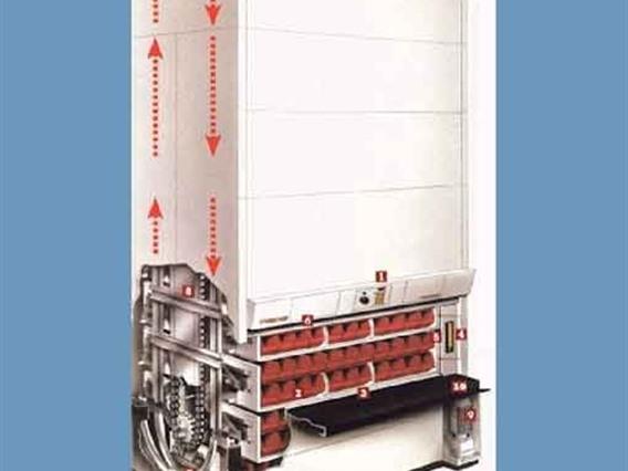 Used Storage & retrievel systems / Containers, Kardex Industriever ...