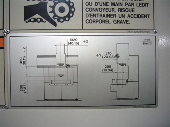Mazak FJV250+2paletchanger