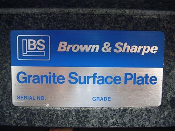 Brown & Sharp Surface plate