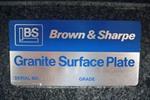 Brown & Sharp Surface plate