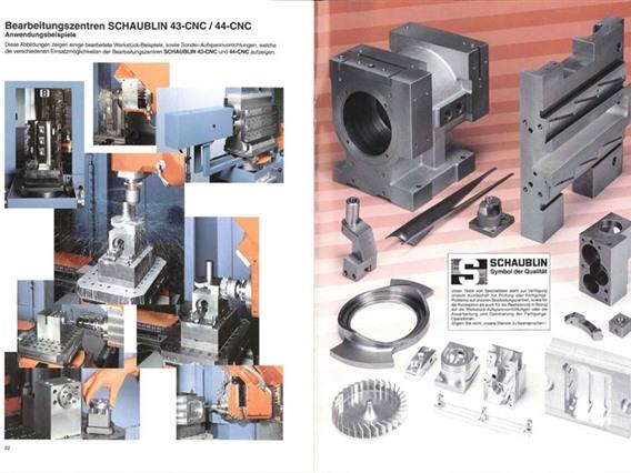 Schaublin 43 CNC UGV X:720 - Y:520 - Z:420mm
