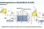 Schaublin 43 CNC UGV X:720 - Y:520 - Z:420mm