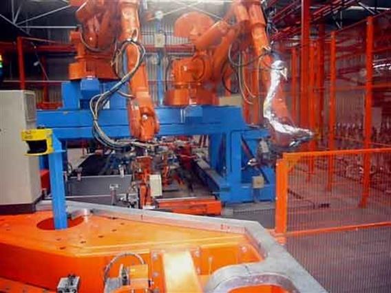 AWL + ABB full autom welding robot
