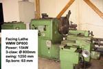 WMW DP 800 Ø 1300 x face lathe